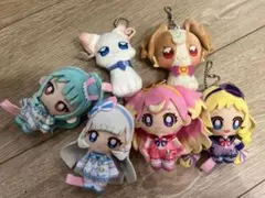 わんだふるぷりきゅあ! ふわふわおでかけマスコット 全6種コンプリートセット