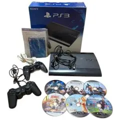SONY PS3 本体 コントローラー2個 ゲーム5本