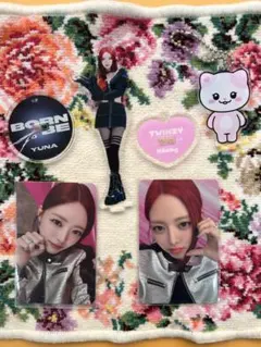 ITZY born to be YUNA ユナアクスタ トレカ2枚フィギュア美品