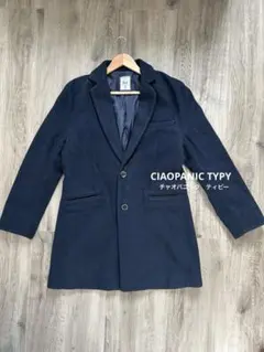 【チャオパニックティピー】ネイビー チェスターコート　L