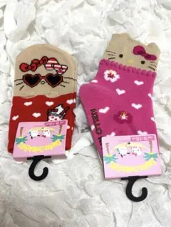新品　ハローキティ キッズ靴下セット 9-15cm