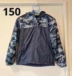 【150】迷彩柄フード付きジャケット