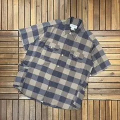 SASSAFRAS ササフラス ブロックチェック 半袖 シャツのサムネイル