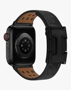 レザーアップルウォッチバンド メンズ 磁石 42mm44mm45mm46mm
