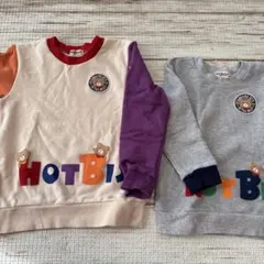 【キッズ】トレーナー　ミキハウス　100/120 兄弟おそろい