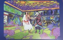 田崎昭作、【雷神〈北京の秋〉】、希少な額装用画集より、状態良好