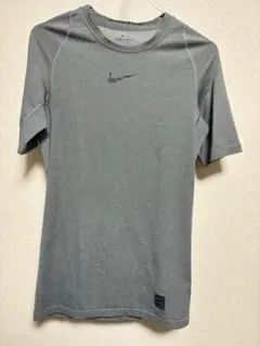 Nike Pro DRI-FIT グレー Tシャツ インナーシャツ 半袖 M