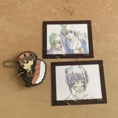 銀魂 吉原大炎上 第５弾入場者特典アニメ原画ステッカー 弍 キーホルダー 限定