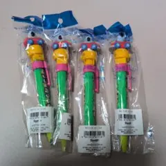 難あり ポチャッコ　ボールペン4本セット