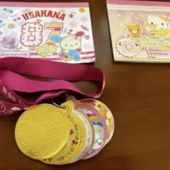 平成レトロ サンリオ ウサハナ ハローキティ メモ シール 3点セット