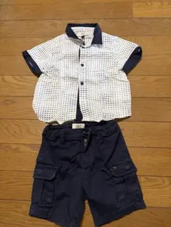定価3万 EMPORIO ARMANI ストライプロンパース 12M - メルカリ
