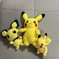 デンリュウとピカチュウとマリル ぬいぐるみ ポケモンセンター