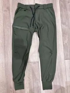 寅壱　ウォーム ジョガーパンツ　グリーン(LL)