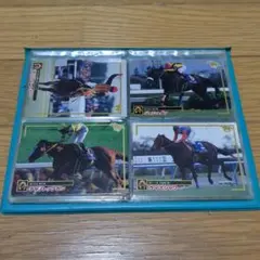 競馬トレーディングカード4枚セット