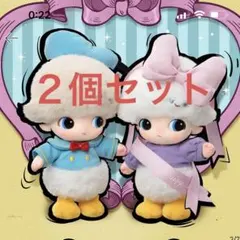 DIMOO WORLD DISNEYぬいぐるみ　ポップマート　ドナルド　デイジー