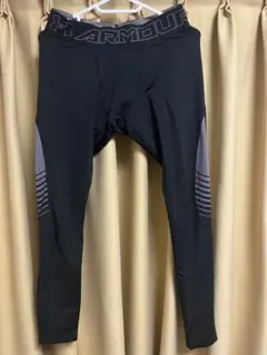 Under Armour ColdGear LG ブラックタイツ 裏起毛