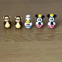 ディズニーキャラクター ミニー　ドナルド　ティガー フィギュア 5体セット