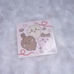 ちいかわ ノベルティステッカー バレンタインだ ハチワレ うさぎ 非売品