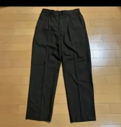 UNIQLO ユニクロ メンズ タックワイドパンツ ブラッシュドツイル S