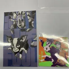 【2種】ジョジョの奇妙な冒険 コラボ限定 ステッカー スシロー JOJO
