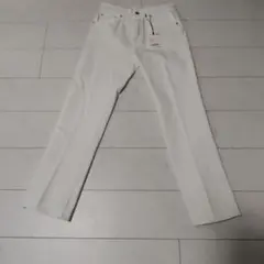 新品　ZARAホワイト ストレートデニム 36