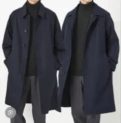 リバーシブル ステンカラーコート