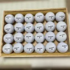 美品‼️TOURSTAGE ゴルフボール 24球セットのサムネイル