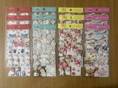 コットンシール トコロコムギ×サンリオキャラクターズ4点×3セット