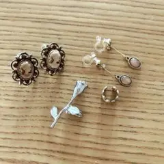 イヤリング・イヤーカフ4点セットのサムネイル