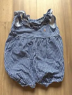 Ralph Lauren ベビー ロンパース ストライプ フリル　6M 70