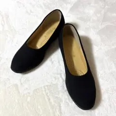 PANSYコンフォートパンプス ブラック23.5cmEEE（3E 幅広設計）