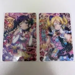 ラブライブ μ's キャットツインテール　クリアカード　希　絵里