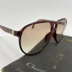 クリスチャンディオール MONSIEUR 2281A サングラス CD金具 茶のサムネイル