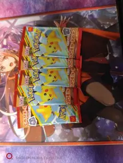 マクドナルドハッピーセットポケカMEGA2025プロモ未開封5パック