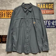 あ*ひ様 Carhartt 長袖シャツ L リラックスフィット ワークシャツ