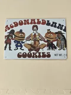 McDonald's マクドナルド ブリキ看板 メタルプレート