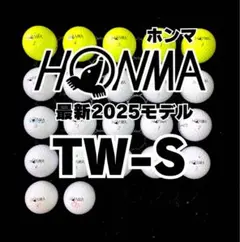 1※最新2025モデル ホンマ TW-S 22球ロストボール