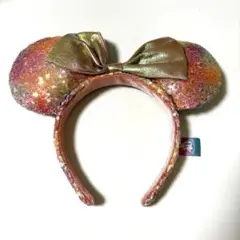 ディズニーランド 40周年 カチューシャ ミニー オーロラ スパンコール TDL
