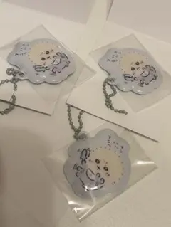 ちいかわBaby トレーディングPVCぷっくりキーホルダー　ラッコ　3個セット