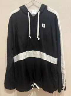 Reebok Classic ナイロンジャケット ブラック/ホワイト