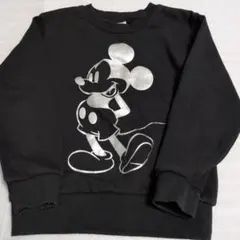 ミッキーマウス トレーナー サイズ120 黒