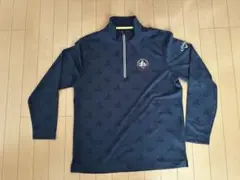 Callaway ネイビー ハーフジップ長袖シャツ