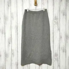 UNIQLO ユニクロ (L)　スムースコットンブレンドスカート