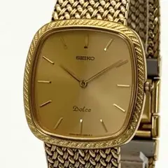 稼働】SEIKO Dolce ドルシェ 8N40-5040 金メッシュ - メルカリ