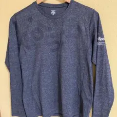 DESCENTE 長袖シャツ ダークグレー