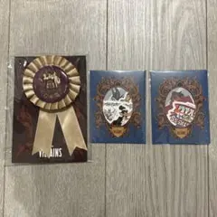 happyくじ ディズニーハロウィーン ヴィランズ ロゼット　ステッカーセット