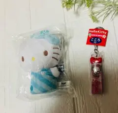 ハローキティ ぬいぐるみとキーホルダーセット