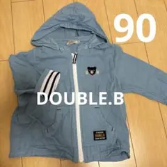90㎝ DOUBLE.B 薄手パーカー