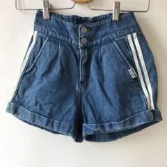 ピンクラテ　デニムショートパンツ　XXS 140