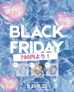 値下げ！【ブラックフライデーセール】第一弾　宣伝用ページ